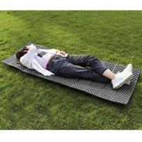 sulankstomas ciuzinys - Savaime prisipučiantis čiužinys Springos Self-Pumping Mat PM035, pilkas, 186 x 53 cm - 4 nuotrauka