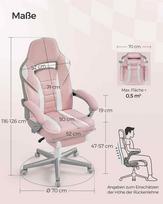 songmics biuro kede - Songmics OBG073P01, juoda/raudona - 3 nuotrauka