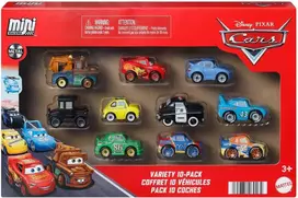 mattel - Mattel Disney Pixar Cars Microcars automodelių rinkinys, 10 vnt., JBH06 - 1 nuotrauka