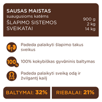 club 4 paws urinary - Club 4 Paws Premium Urinary Health sausas maistas su vištiena suaugusioms katėms, 2 kg - 6 nuotrauka