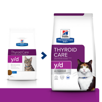 hills 1.5 kg - Sausas kačių maistas Hill's y/d Thyroid Care with Chicken, vištiena, 1.5 kg - 5 nuotrauka