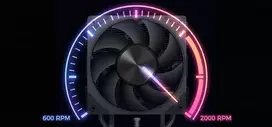 procesoriaus cpu ausintuvas - MODECOM Volcano 0C T100 CPU Cooler 120mm Black - 5 nuotrauka