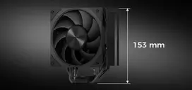procesoriaus cpu ausintuvas - MODECOM Volcano 0C T100 CPU Cooler 120mm Black - 6 nuotrauka