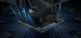 procesoriaus cpu ausintuvas - MODECOM Volcano 0C T100 CPU Cooler 120mm Black - 8 nuotrauka