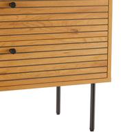 komoda 40 80 - Komoda Home4you Line 45130, ąžuolo, 80 x 40 cm x 85 cm, 1 vnt. - 4 nuotrauka