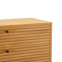 komoda 40 80 - Komoda Home4you Line 45130, ąžuolo, 80 x 40 cm x 85 cm, 1 vnt. - 5 nuotrauka