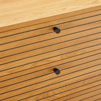 komoda 40 80 - Komoda Home4you Line 45130, ąžuolo, 80 x 40 cm x 85 cm, 1 vnt. - 6 nuotrauka