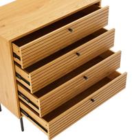 komoda 40 80 - Komoda Home4you Line 45130, ąžuolo, 80 x 40 cm x 85 cm, 1 vnt. - 7 nuotrauka