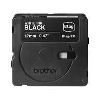 spausdintuvas balta - Brother BTAG-335 | White on Black | Btag | BTAG335 - 5 nuotrauka