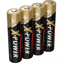 aaa baterijos - Ansmann X-Power Alkaline Battery Micro AAA 4pcs - 4 nuotrauka