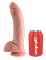 falo imitatoriai - King Cock 9 Flesh dildo Semis - 5 nuotrauka