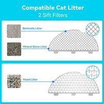 kaciu dezute - Catlink Scooper Luxury, skirtas katėms nuo 1,5-10 kg, Wi-Fi, App, 57 litrai - 3 nuotrauka