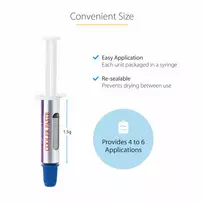 thermal paste cpu - StarTech SILVGREASE1 termopasta 1.5g (sidabro) - 7 nuotrauka