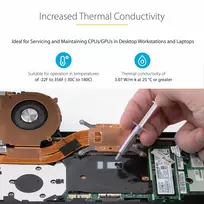 thermal paste cpu - StarTech SILVGREASE1 termopasta 1.5g (sidabro) - 8 nuotrauka