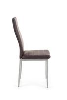 k70 - Valgomojo kėdė Halmar K70 Dark Brown - 4 nuotrauka