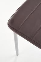 k70 - Valgomojo kėdė Halmar K70 Dark Brown - 6 nuotrauka