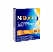rukymas -  NIQUITIN, 14 mg/24 val., transderminis pleistras, N7  - 2 nuotrauka