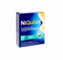 rukymas - NIQUITIN, 21 mg / 24 val., transderminis pleistras, N7 - 2 nuotrauka