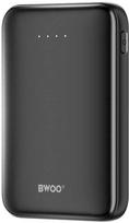 5000 mah power bank - BWOO P72, 5000mAh, 22.5W, 20W, juoda - 1 nuotrauka