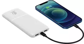 10000 power bank - Rebeltec Powerbank P10 10000mAh 10W baltas - 3 nuotrauka