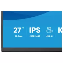 2560x1440 monitorius - iiyama ProLite XB2797QSNP-B1 27", QHD, IPS, USB-C, KVM - 10 nuotrauka