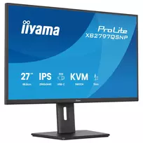2560x1440 monitorius - iiyama ProLite XB2797QSNP-B1 27", QHD, IPS, USB-C, KVM - 16 nuotrauka