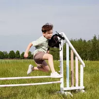 konjamas - Tootiny Arklys ant lazdelės HOPPIHORSE Hobby Horse A4 Juodas (Black) - 3 nuotrauka