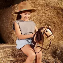 hobby horsing - Tootiny Hobby Horse HOPPIHORSE A4 smėlio (Beige) - 3 nuotrauka