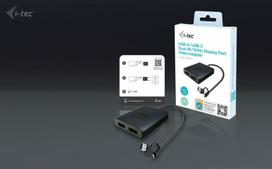 usb c usb c dp - I-TEC USB-A/C 2X DP ADAPTERIS / DVIGUBAS 4K DP VAIZDO ADAPTERIS - 6 nuotrauka