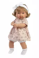 baltos sukneles - Llorens Verkianti lėlė Carla 42164, 42 cm - 4 nuotrauka