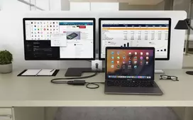 usb c usb c dp - I-tec USB-C DUAL 4K/60HZ (SINGLE/8K/30HZ) DP VAIZDO ADAPTERIS - 5 nuotrauka