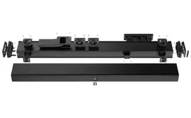 soundbar 3 1 2 - Audac IMEO2/B Juodas (Black) - 4 nuotrauka
