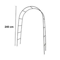 sodo arkos - Sodo arka, metalinė, 240 cm, rožėms (Rose) - 3 nuotrauka