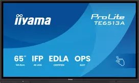 4k monitorius - iiyama ProLite TE6513A-B2AG 65", 4K UHD, Touch, Android, 24/7 - 9 nuotrauka
