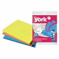 Drėgnų šluosčių komplektas YORK, 3 vnt.