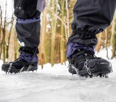 batu spygliai - Batų apkaustai Trizand, sidabro/juoda, M dydis (35-39) - 7 nuotrauka