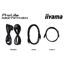 iiyama prolite - iiyama ProLite XB2797HSN-B1 27", IPS, FHD, USB-C, RJ45 - 4 nuotrauka