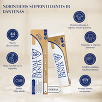 auksas - ROYAL DENTA dantų pasta su auksu, 130 g - 2 nuotrauka