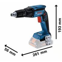 bosch 18v akumuliatoriai - BOSCH GTB 18V-45 su priedais - 8 nuotrauka
