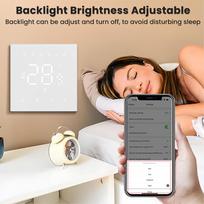 sildymo kilimelis - Avatto WT410, išmanus sieninis termostatas 3A, 230V, Wi-Fi, juodas (Black) - 5 nuotrauka