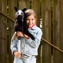 hobby horsing - Tootiny Hobby Horse HOPPIHORSE A3 juodas (Black) - 4 nuotrauka
