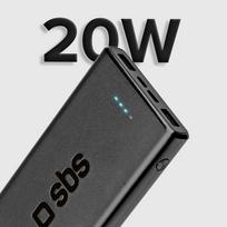 powerbank 20w - SBS TTBB10000FASTPD20K 10000mAh 20W Power Delivery juodas - 2 nuotrauka