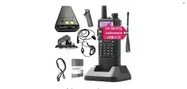 walkie talkie - Baofeng UV-5R HTQ 3800 USB-C Juodas (Black) - 3 nuotrauka