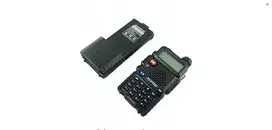 walkie talkie - Baofeng UV-5R HTQ 3800 USB-C Juodas (Black) - 5 nuotrauka