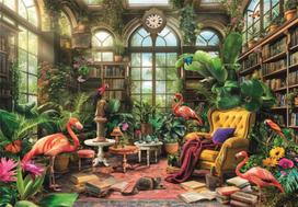 greenhouse - Clementoni Greenhouse Library 39936, 70 x 50 cm, 1000 det. - 2 nuotrauka