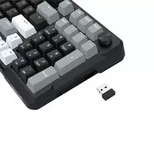 mechanine klaviatura - Redragon ARLOKKS QMK K742 Belaidė Klaviatūra Juoda (Black) - 3 nuotrauka