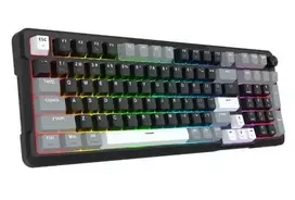 mechanine klaviatura - Redragon ARLOKKS QMK K742 Belaidė Klaviatūra Juoda (Black) - 9 nuotrauka
