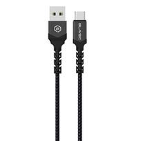 apple laidas - Blavec Raptor braided USB į Type-C 3A 0,5 m (CRA-UC3BG05) Juodas-Pilkas (Black-Grey) - 6 nuotrauka
