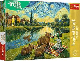 Trefl Inspired By Art Trefliks Family Feeding The Capybaras 16563, 100 det.