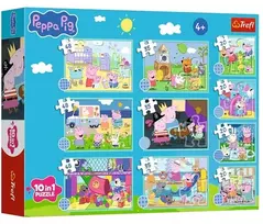 Trefl Peppa Pig 96013, 10 viename, 329 det.